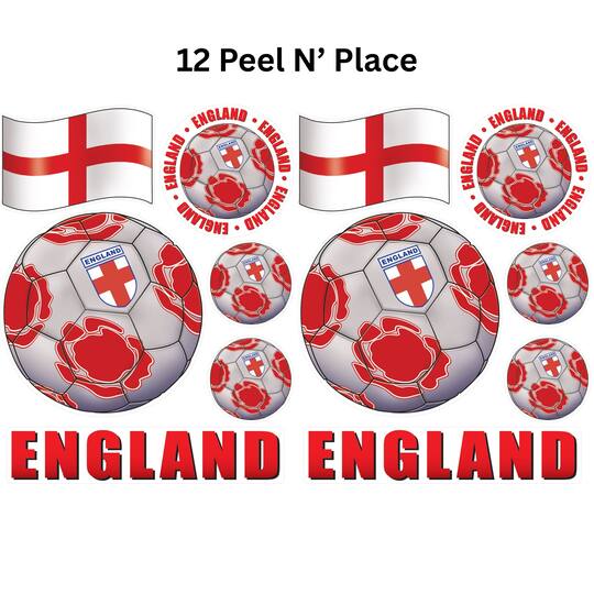 Beistle Soccer Peel 'N Place Decoration Packs